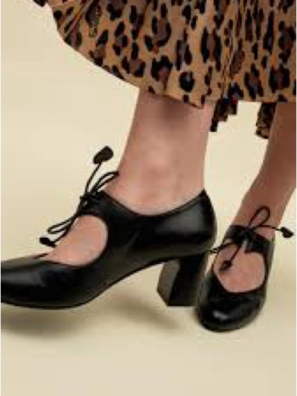 NWOT Fly London SOLY778FLY Women's - Maternity Heels in Black Leather